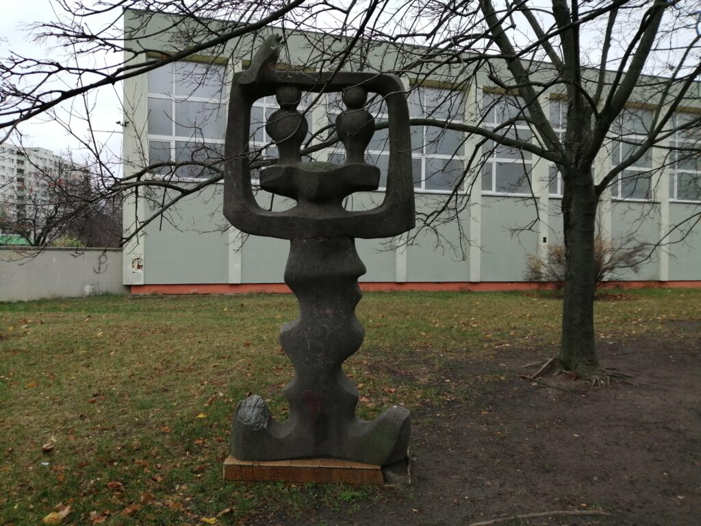 Rzeźba plenerowa "Zabawa w teatr", Poznań