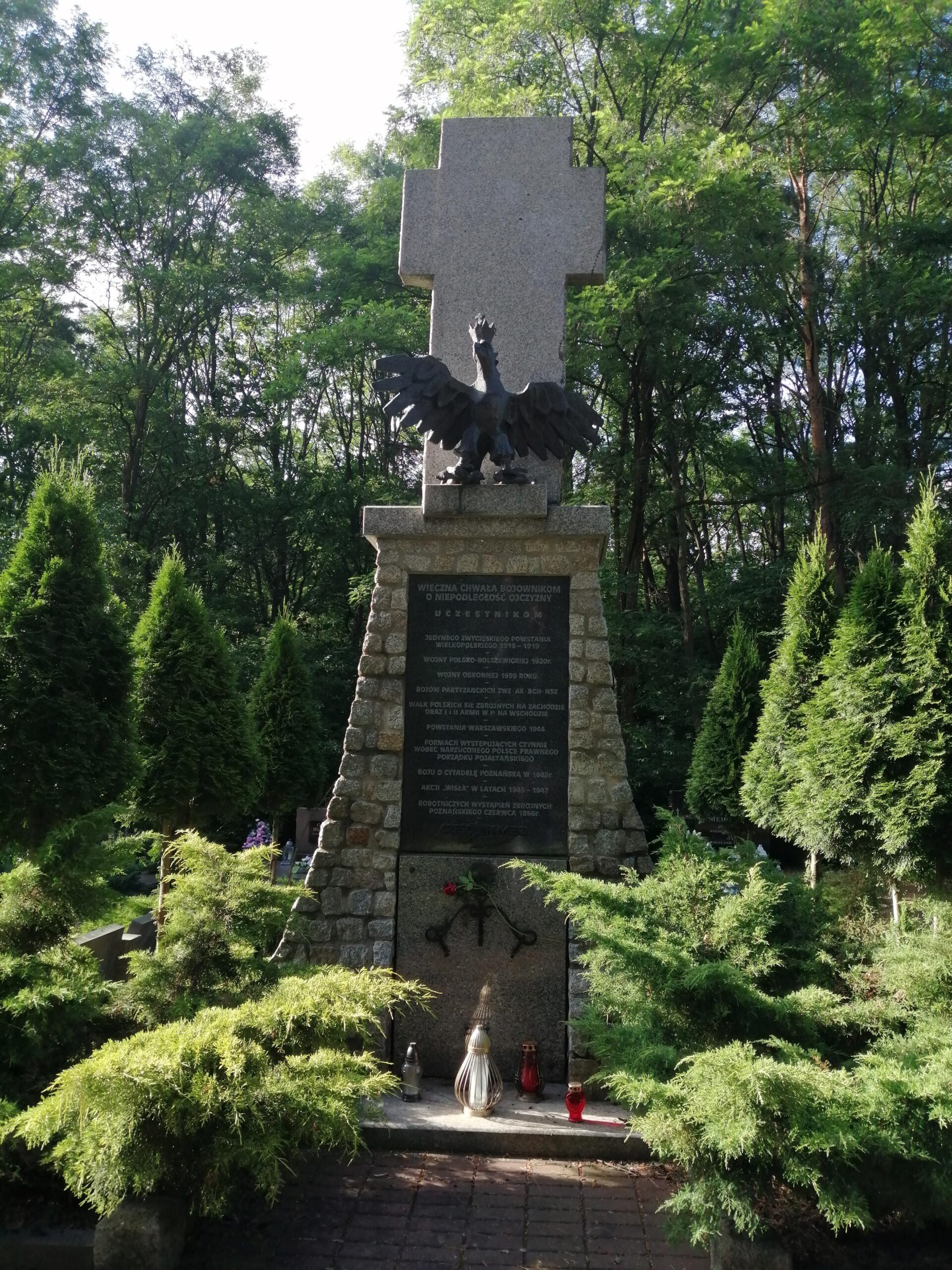 Kwatera kombatantów, Cmentarz Miłostowo, Poznań