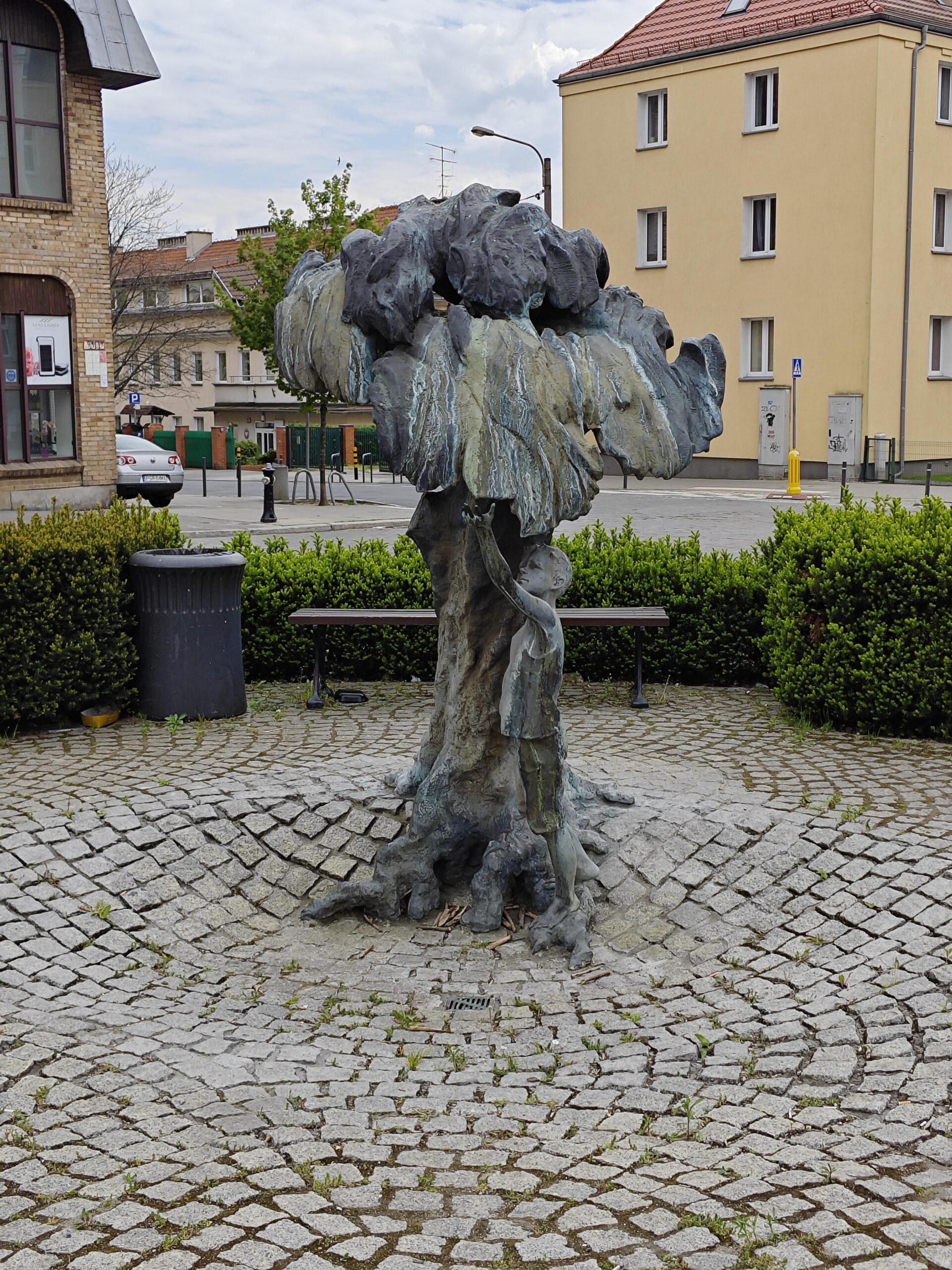 Chłopiec pod wierzbą, Poznań