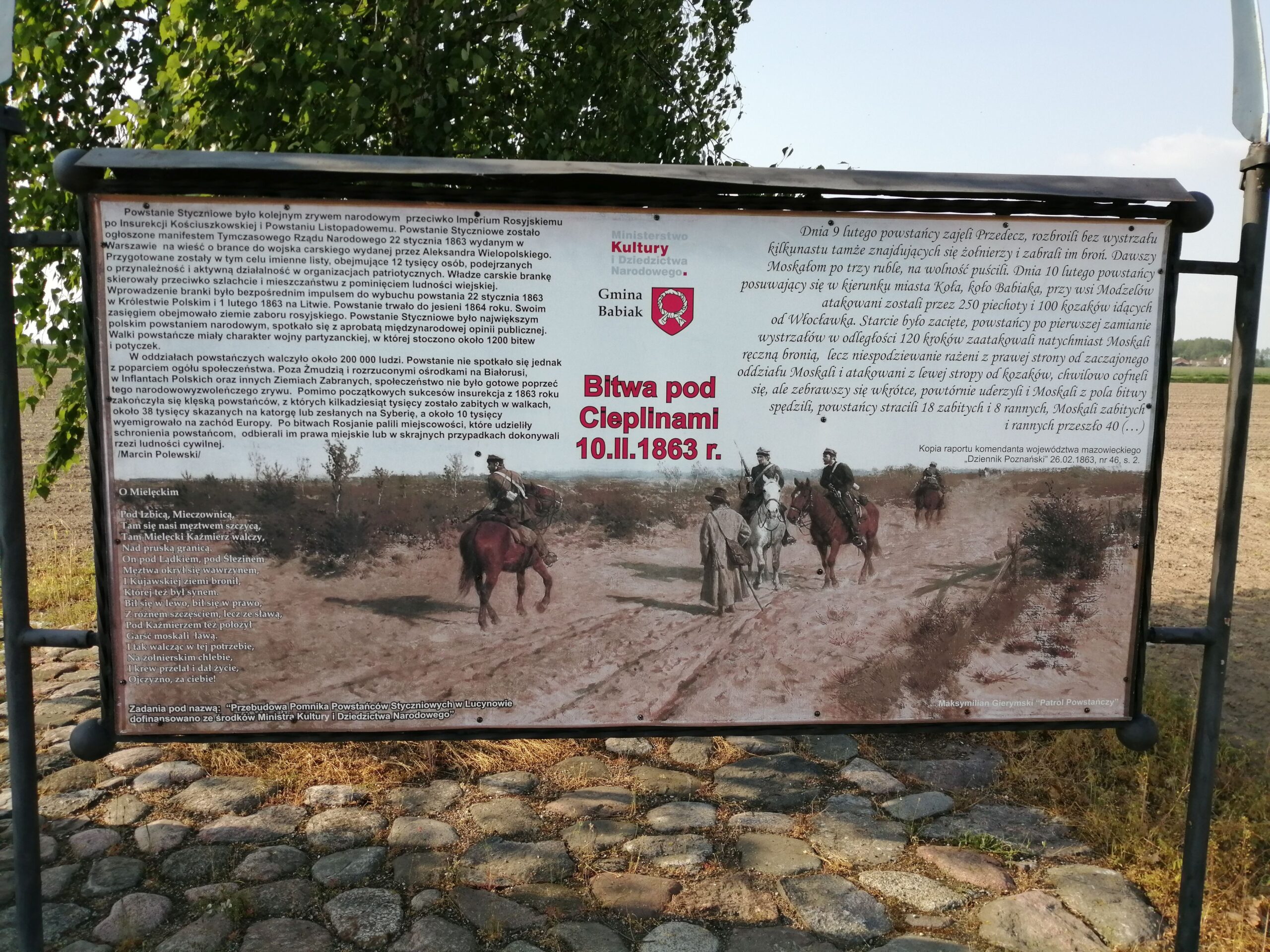 Pomnik bitwy pod Cieplinami